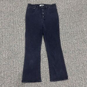 Madewell Black Cali Denim Bootcut Jeans Size 29 Women’s